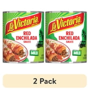 (2 pack) La Victoria Traditional Red Enchilada Liquid Sauce Mild, 28 oz