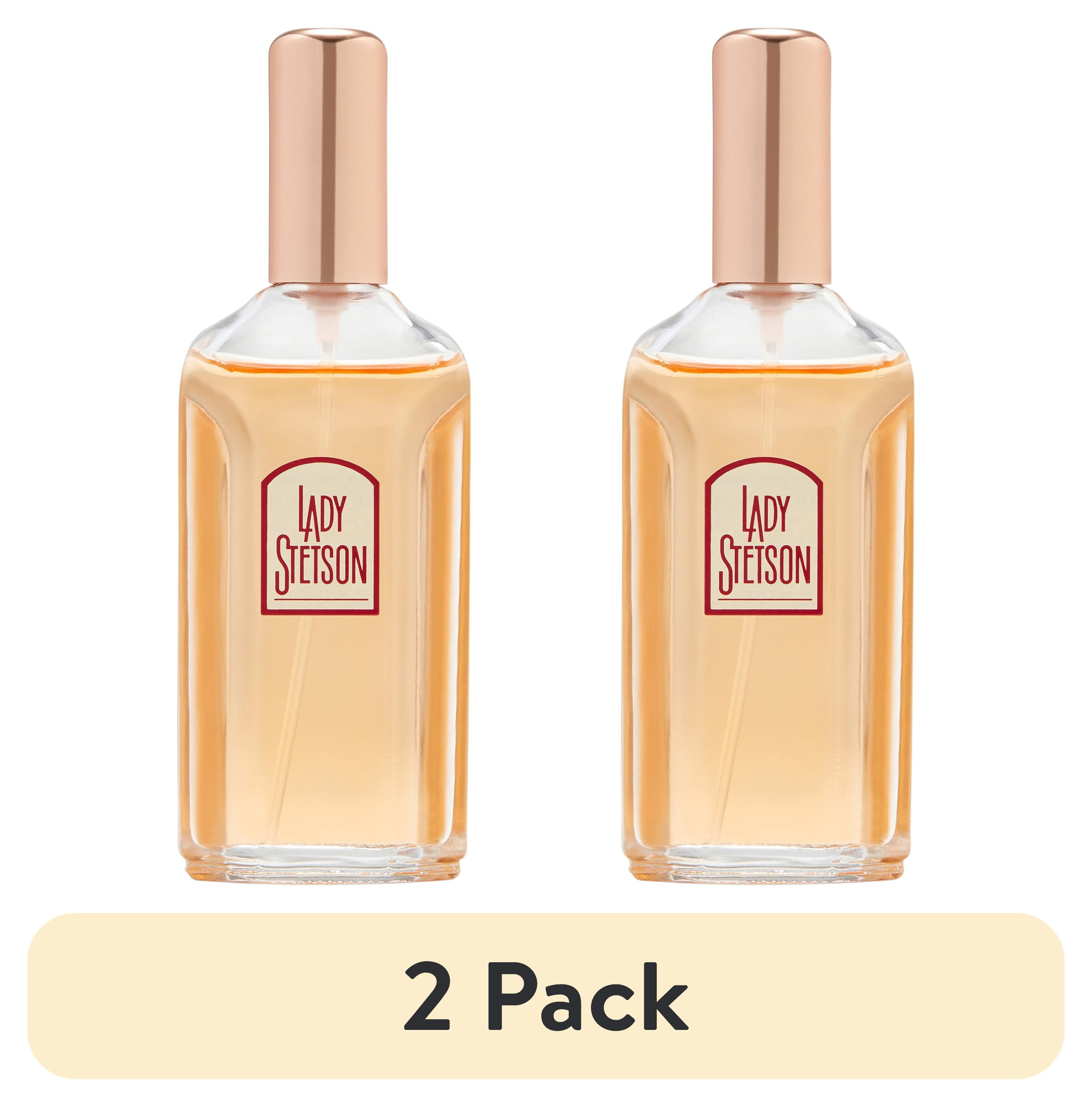 2 pack) Lady Stetson Eau de Toilette, Cologne Spray for Women, 1