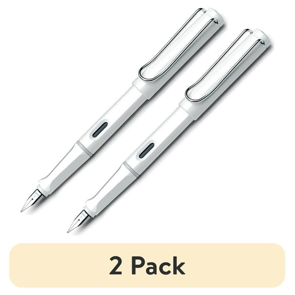 (2 pack) Lamy Safari White Fountain Pen
