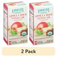 thumbnail image 1 of (2 pack) Langers Organic Apple Cider Vinegar Powder Sticks, Pomegranate Hibiscus, 1.94 oz, 10 Count, 1 of 5