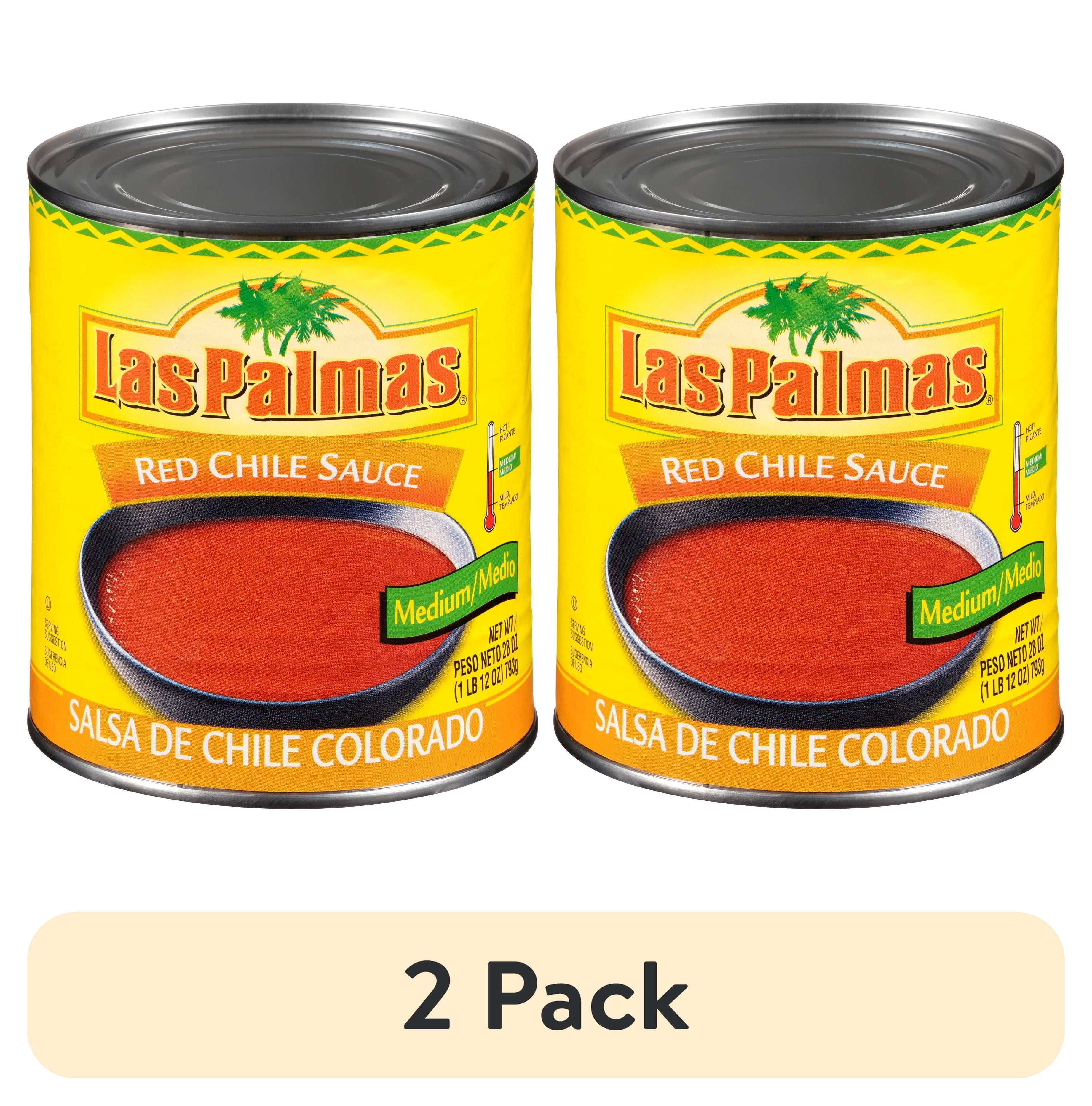 (2 pack) Las Palmas Medium Red Chile Sauce, 28 oz