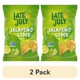 thumbnail image 1 of (2 pack) Late July Snacks Jalapeno Lime Tortilla Chips, 7.8 oz Bag, 1 of 9