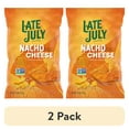 thumbnail image 1 of (2 pack) Late July Snacks Nacho Cheese Tortilla Chips, 7.8  oz Bag, 1 of 9