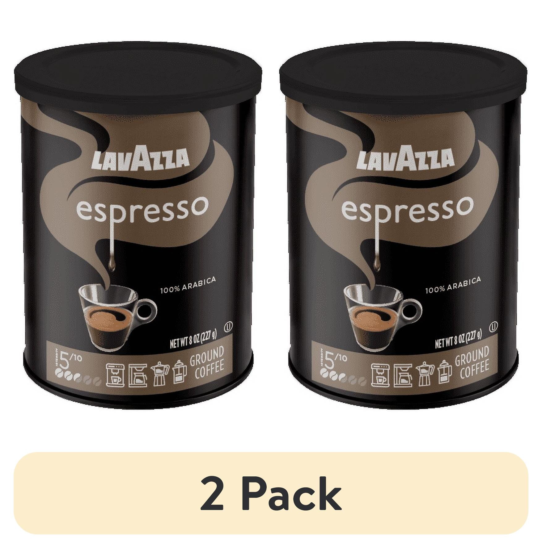 3 pack) Lavazza Espresso Ground Coffee, Medium Roast, 100% Arabica