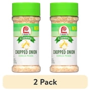 (2 pack) Lawry's Casero Kosher Chopped Onion, 5.6 oz Bottle