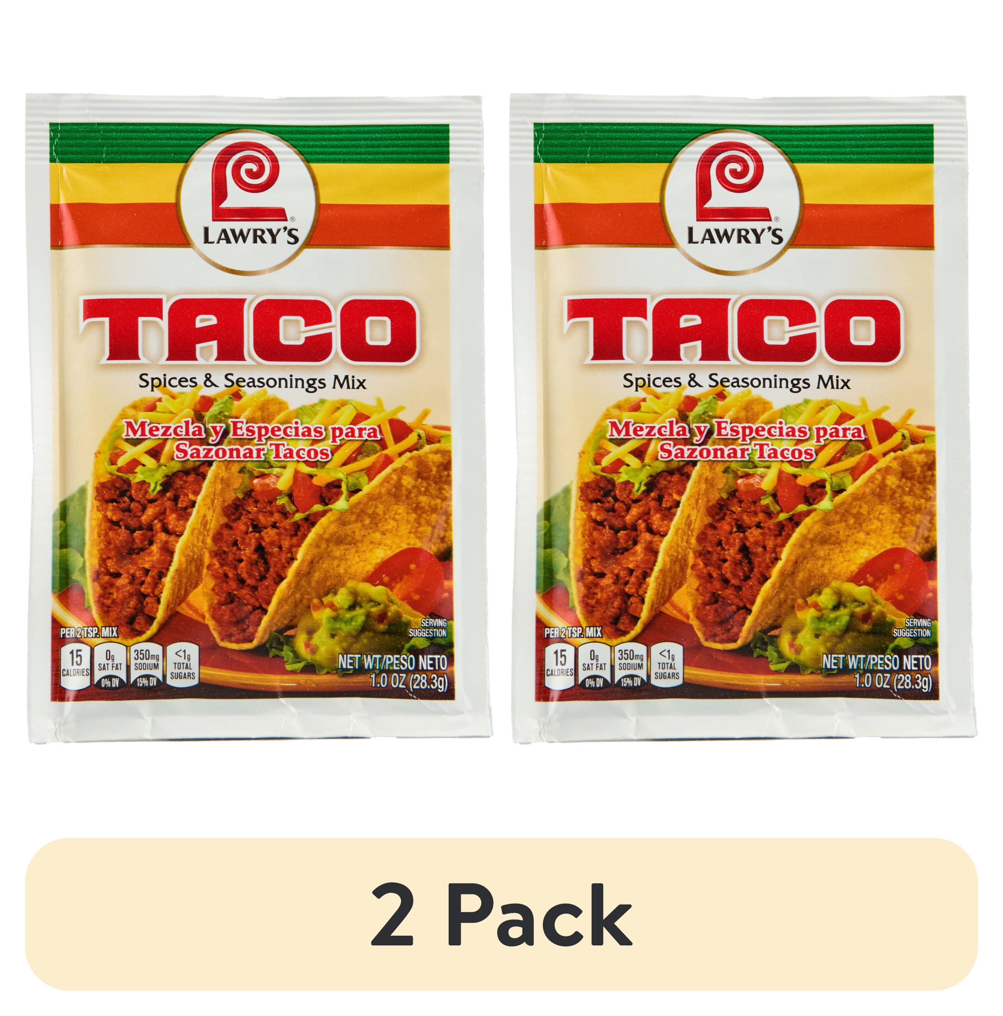 pack) Lawry's Taco Seasoning Mix, oz Packet