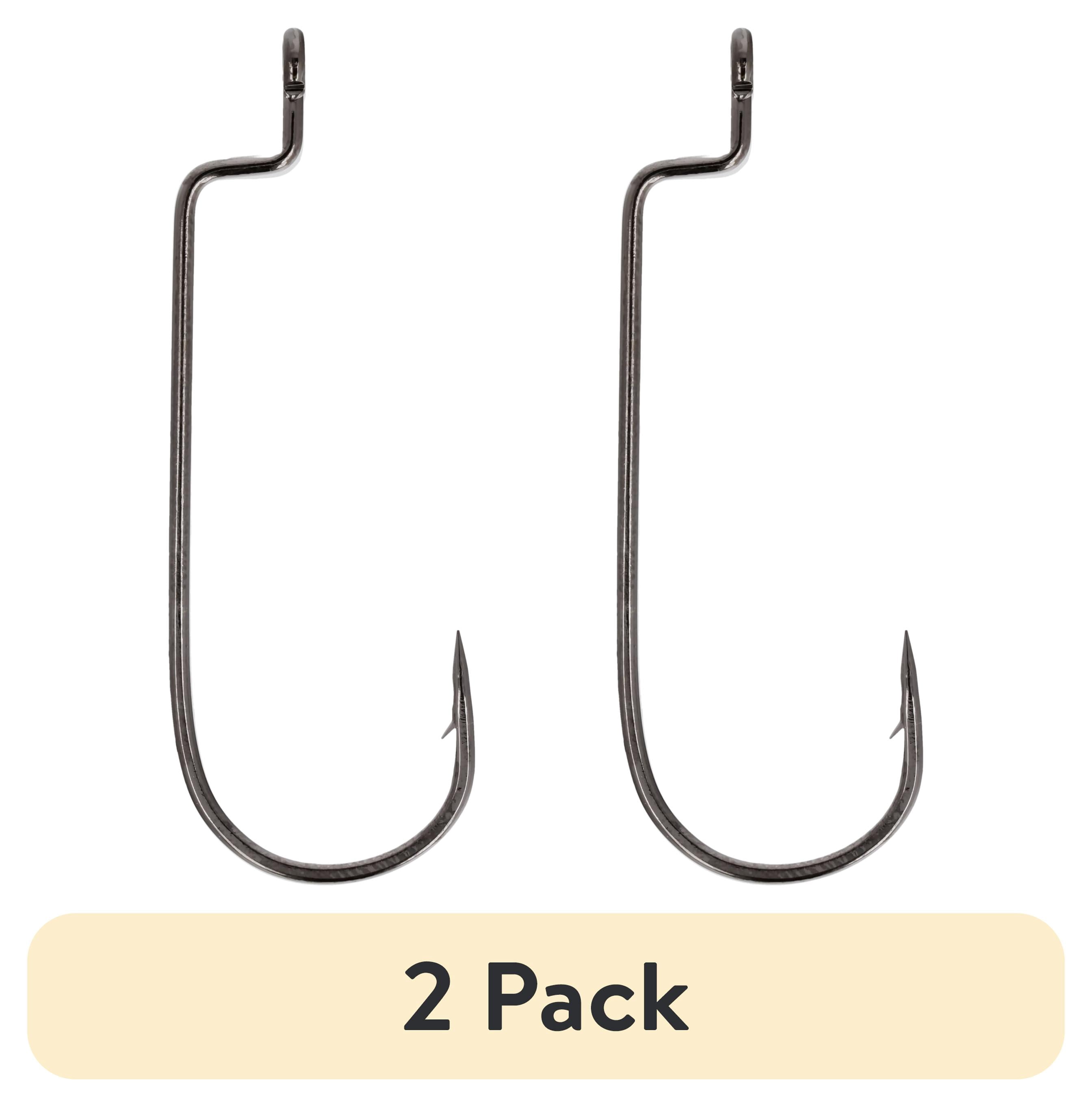 (2 pack) Lazer Sharp LPS091PG-1/0 Pro Series Round Bend Worm, Size 1/0