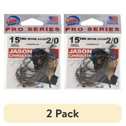 (2 pack) Lazer Sharp LPS092PG-2/0 EWG Worm Hook, Size 2/0