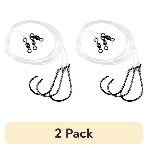 (2 pack) Lazer Sharp Striper Fishing Rig 8/0