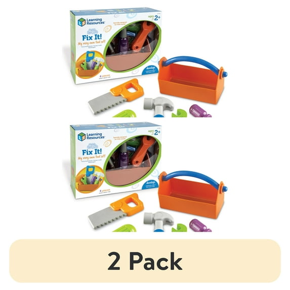 (2 pack) Learning Resources New Sprouts Fix It!, Toddler Fine Motor Tools, Ages 2+