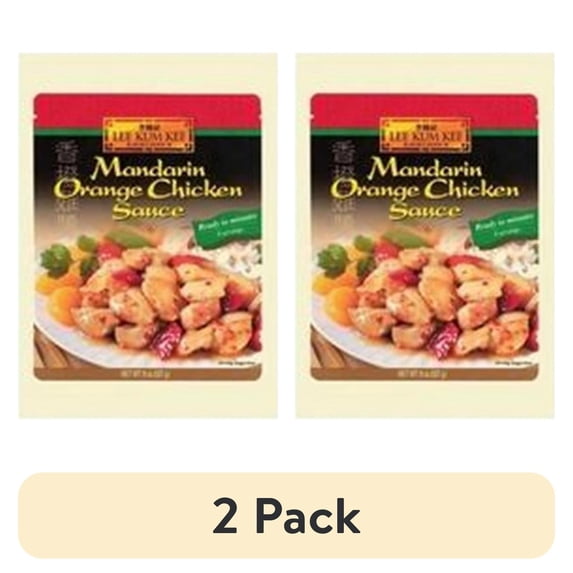 (2 pack) Lee Kum Kee Panda Brand Sauce for Orange Chicken, 8 oz Bottle (Sauce)