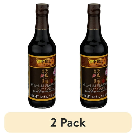 (2 pack) Lee Kum Kee Premium Seasoning Soy Sauce