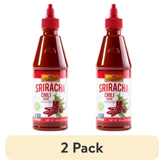 (2 pack) Lee Kum Kee Sriracha Chili Sauce, 18 oz