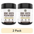 thumbnail image 1 of (2 pack) Left Coast Performance Keto Bone Broth Powder | Grass Fed Protein Powder with Collagen | Vanilla, 16 oz, 1 of 7