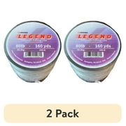 (2 pack) Legend 80 lb. Monofilament Premium Fishing Line, Clear, 160 yd.