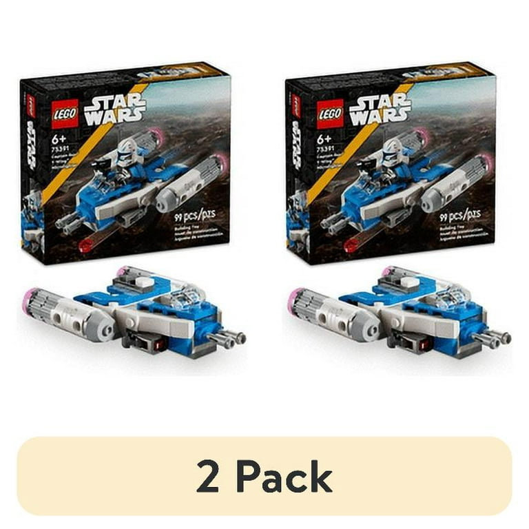 2 pack) Lego Star Wars Captain Rex Y-Wing Microfighter 75391