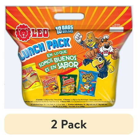 (2 pack) Leo Lunch Pack 18 Pza. 448g (16 Oz)