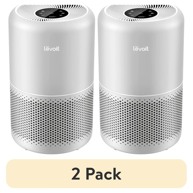 L877 Levoit True HEPA空気清浄機 Core 300 2 pack) Levoit Core 300-RAC-P 1073 Sq Ft 3-Stage Filtration Living