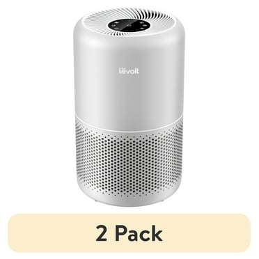 (2 pack) Levoit Air Purifier for Allergies and Asthma, Large Rooms Up to 547 sq. ft., True HEPA Filter, Core 300-RAC, Gray
