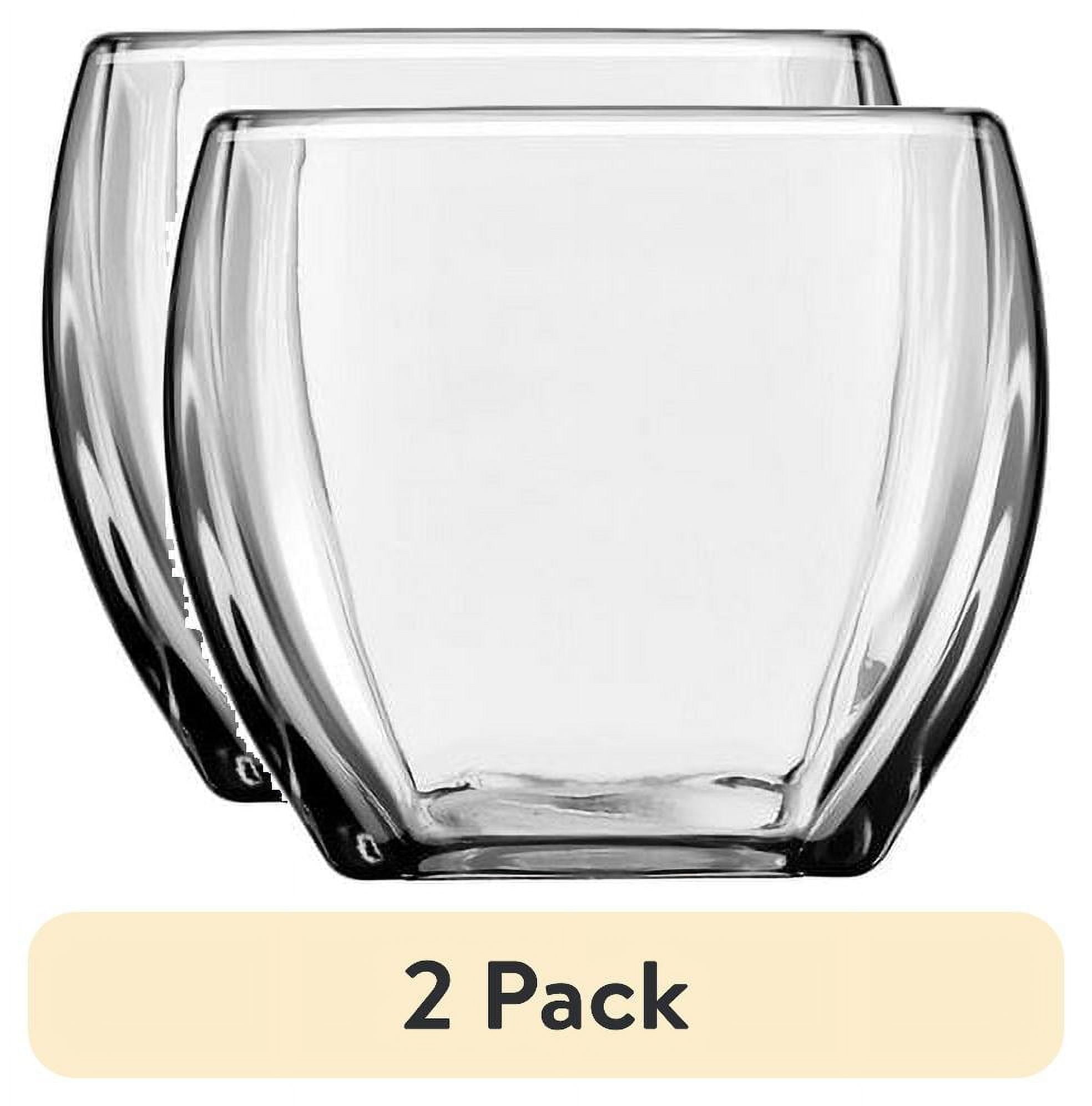 Clear Glass 4" Large Tapered Votive Holder