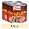 thumbnail image 1 of (2 pack) Libby's Chicken Vienna Sausage in Chicken Broth, 10g Protein Per Serving, Canned Sausage, 4.6 oz. Can, 1 of 9