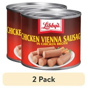 (2 pack) Libby's Chicken Vienna Sausage, 4.6 oz Can
