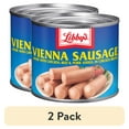 thumbnail image 1 of (2 pack) Libby's Vienna Sausage in Chicken Broth, 10g Protein Per Serving, Canned Sausage, 4.6 oz.Can, 1 of 9
