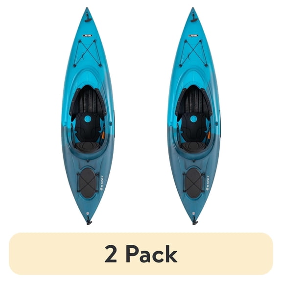 (2 pack) Lifetime Guster 10 ft Sit-Inside Kayak, Lightning Fusion (90852)