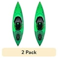 thumbnail image 1 of (2 pack) Lifetime Guster 10 ft. Sit-inside Kayak, Emerald Fusion (91354), 1 of 10