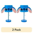 thumbnail interactive-video image 1 of (2 pack) Lilo & Stitch 15" Power Outlet Table Lamp with Blue Shade, 1 of 9