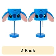 2 pack Lilo & Stitch 15" Power Outlet Table Lamp with Blue Shade