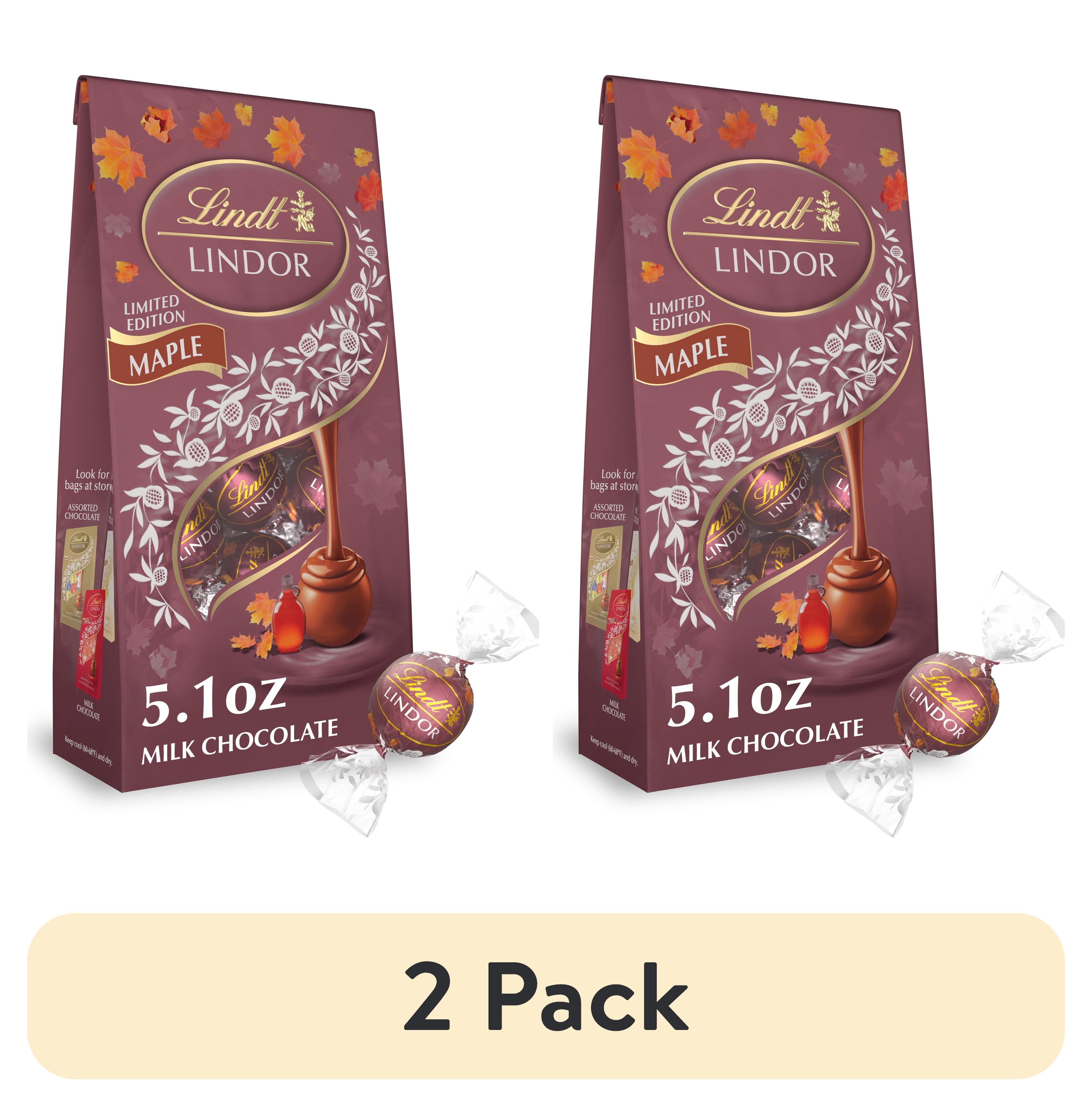 2 pack) Lindt LINDOR Maple Truffles 5.1OZ Bag - Walmart.com