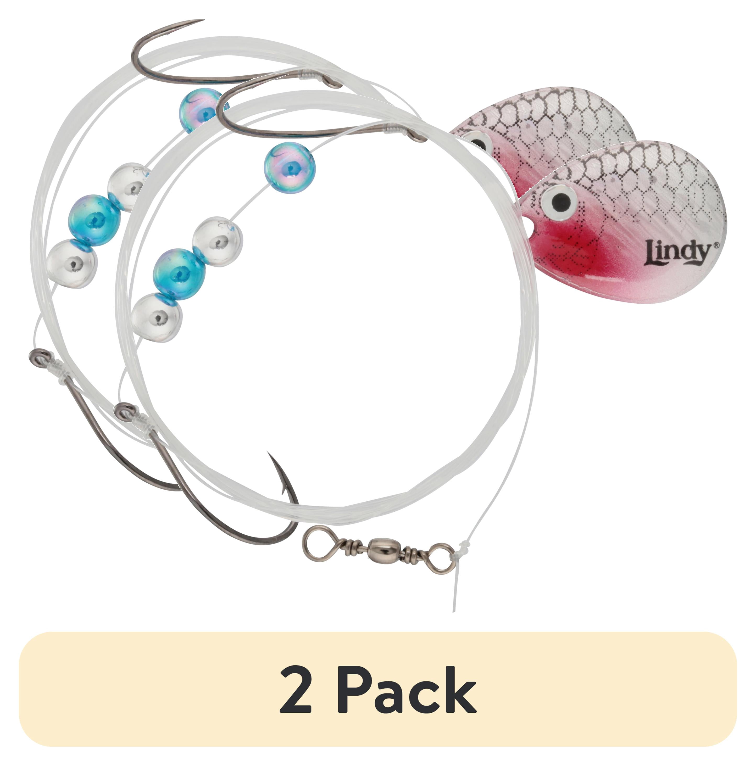 (2 pack) Lindy Crawler Harness Colorado Blade Shad 72"