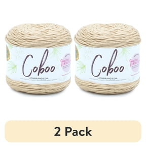 (2 pack) Lion Brand Coboo Beige Light DK Yarn