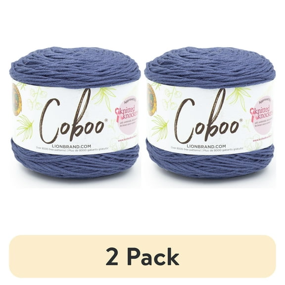 (2 pack) Lion Brand Coboo Admiral Light DK Yarn