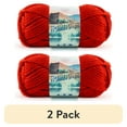 thumbnail image 1 of (2 pack) Lion Brand Yarn Hometown Cincinnati Red 135-113 Super Bulky Acrylic Yarn, 1 of 9