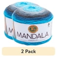 thumbnail image 1 of (2 pack) Lion Brand Yarn Madala Spirit Self-Striping Light Acrylic Multi-Color Yarn, 1 of 10