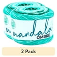 thumbnail image 1 of (2 pack) Lion Brand Yarn Mandala Ombre Zen Ombre Cake Medium Acrylic Multi-color Yarn, 1 of 6