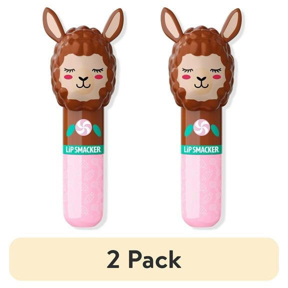 (2 pack) Lip Smacker Halloween Sweet Candy Lippy Pal - Llama Creamy Peppermint