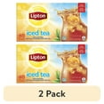 thumbnail image 1 of (2 pack) Lipton Family-Sized Black Iced Tea Bags, Unsweetened 48 ct, 1 of 12