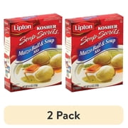 (2 pack) Lipton Kosher Soup Secrets Matzo Ball Soup Mix, 4.3oz