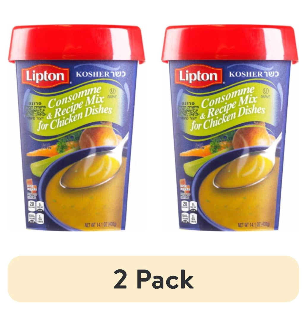 (2 pack) Litpon Kosher Consomme and Recipe Mix for Chicken Dishes, 14.1 Oz
