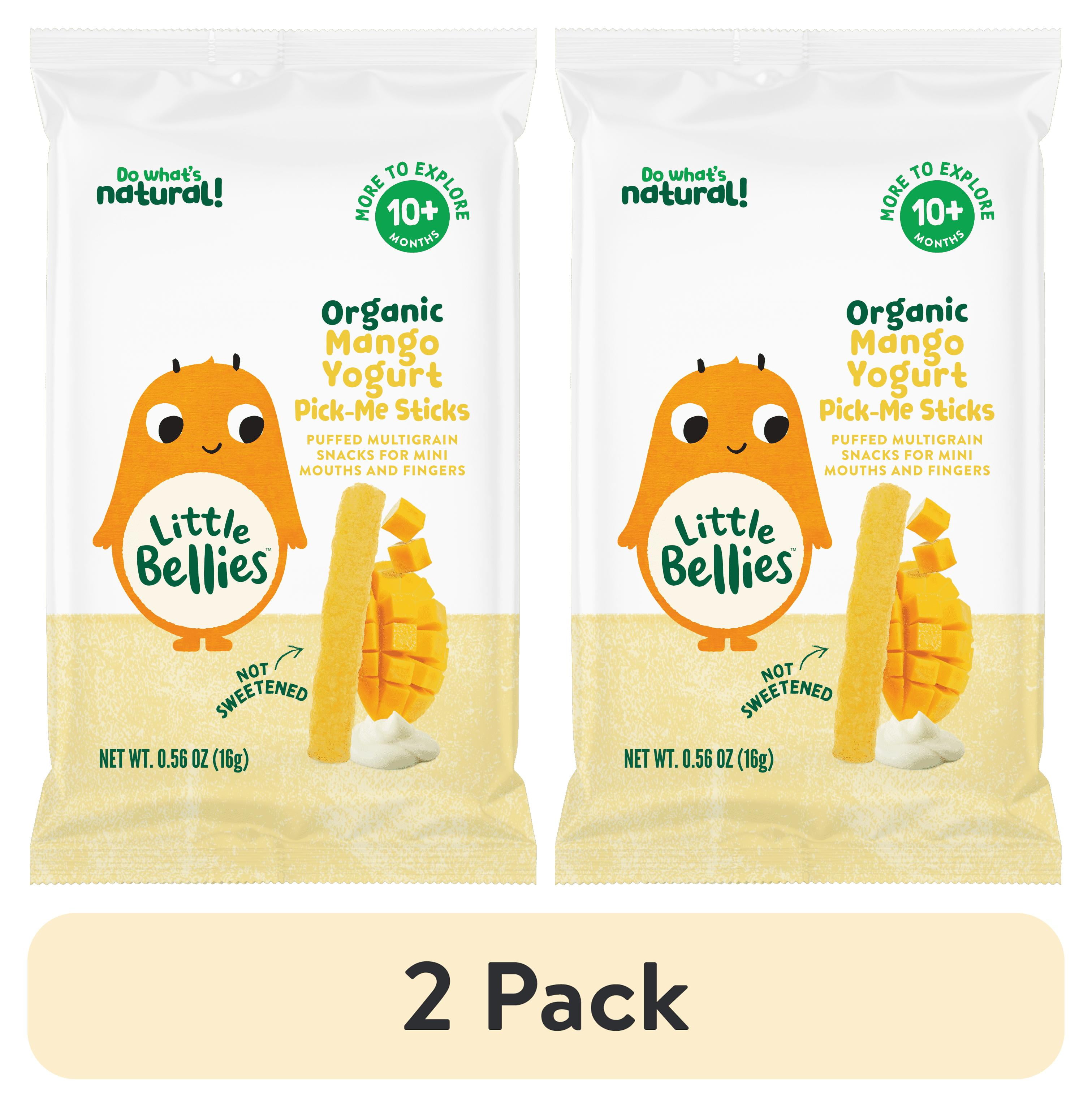 (2 pack) Little Bellies Organic Mango Yogurt Pick-Me Sticks 0.56 oz