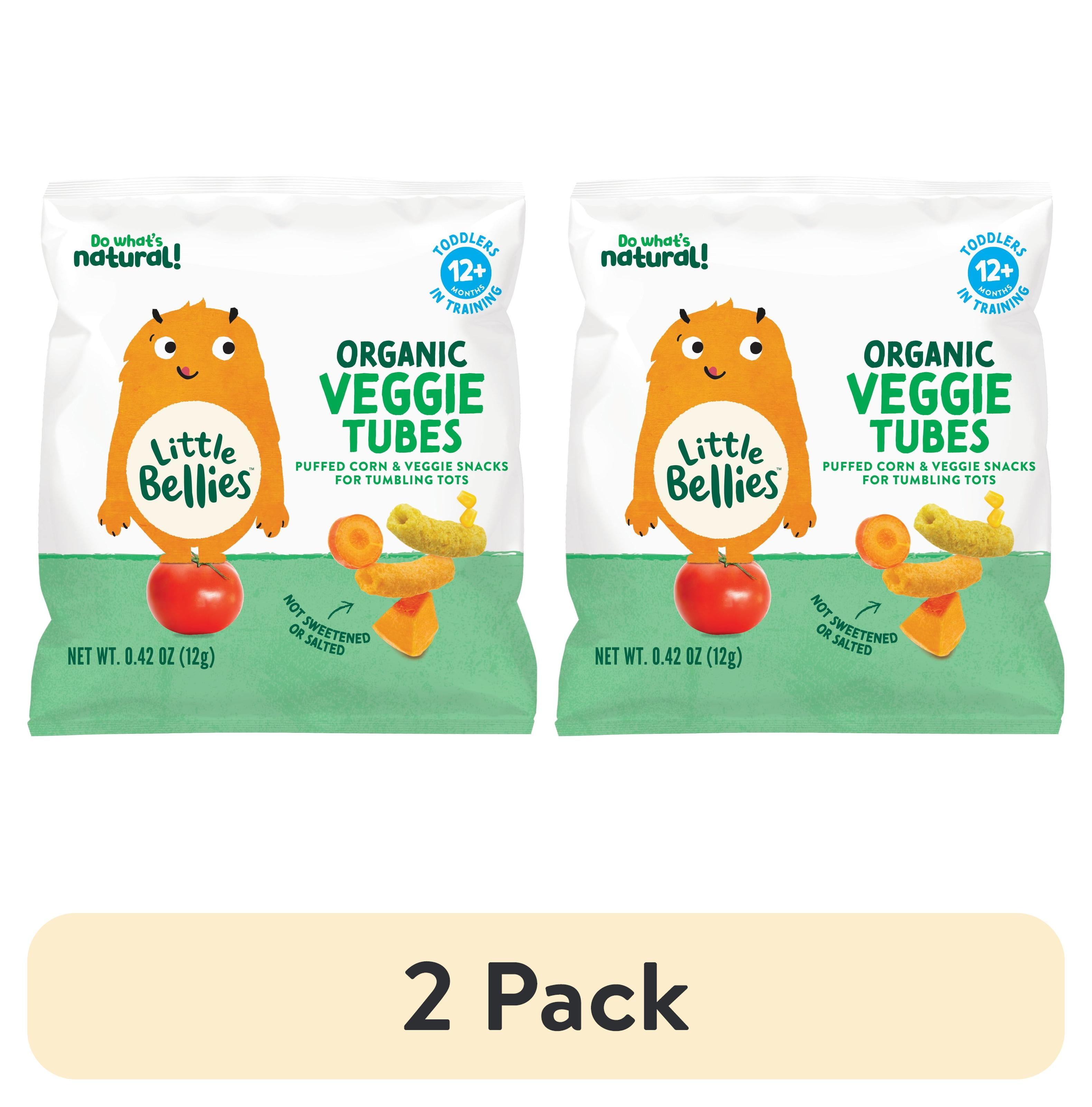 (2 pack) Little Bellies Organic Veggie Tubes, 0.42 oz