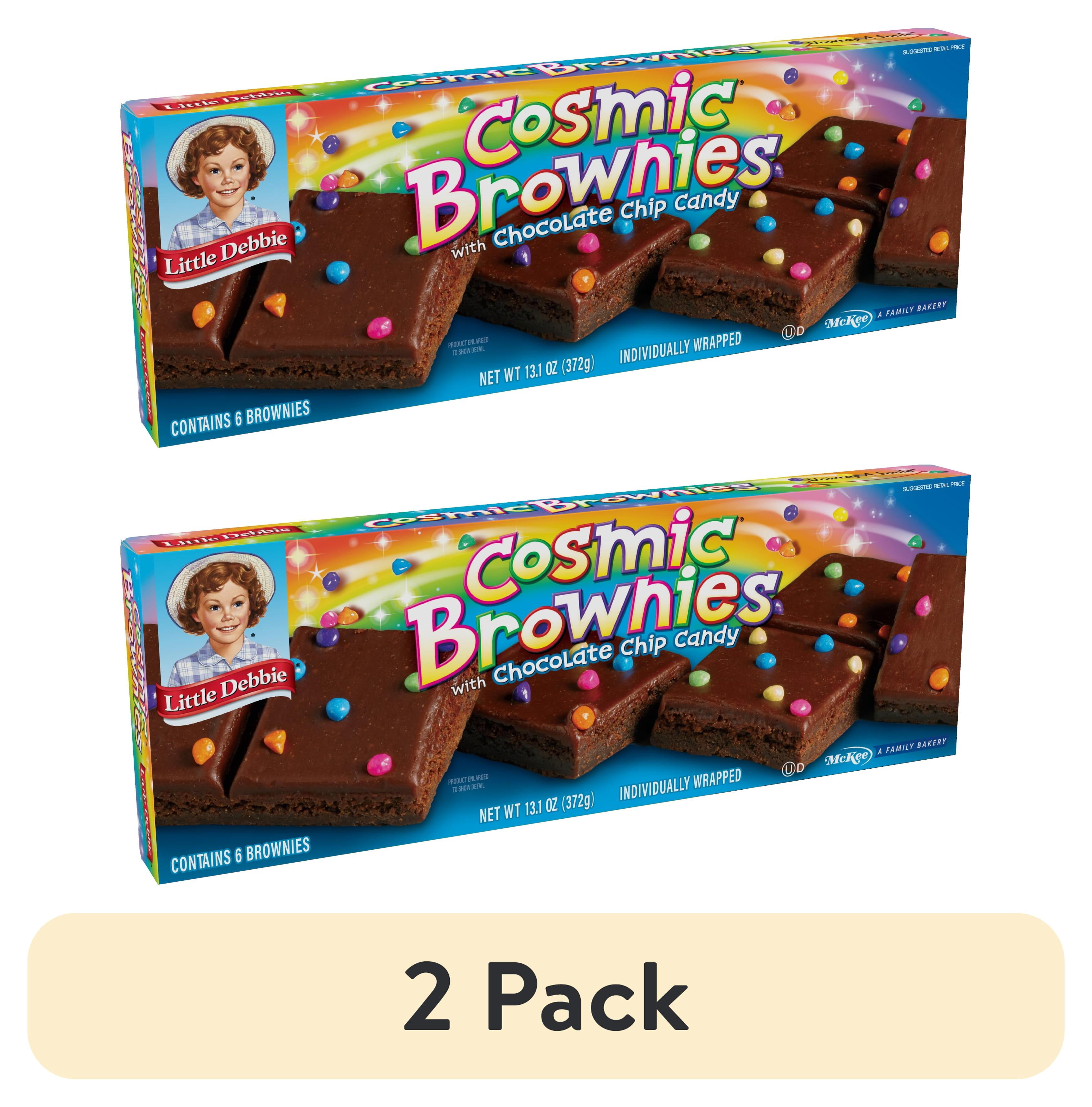 (2 pack) Little Debbie Cosmic Brownies, 13 oz