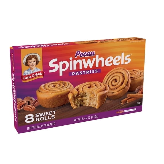 2 pack-Little Debbie Pecan Spinwheels Sweet Rolls