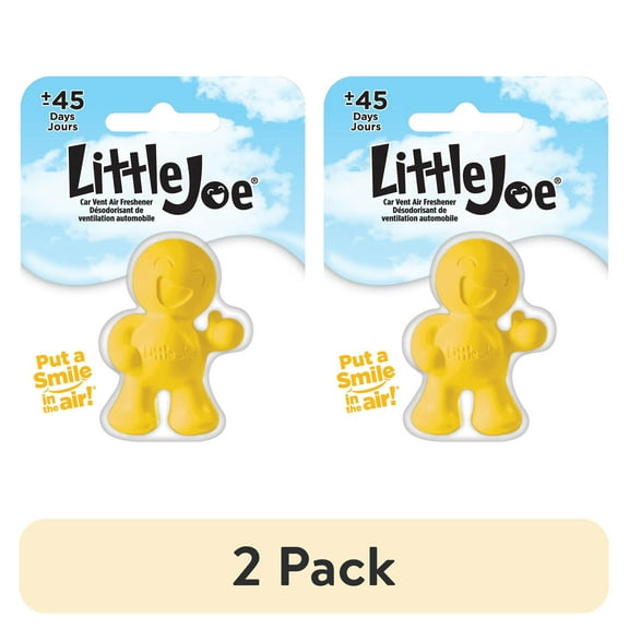 (2 pack) Little Joe Vanilla Scent Car Air Fresheners Vent Clip 1 Pack