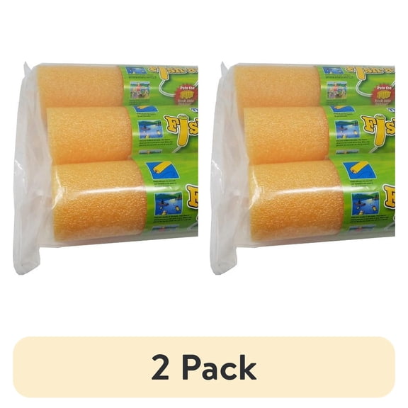 (2 pack) Little Stinker Pop up Fish a Floater Foam Noodle Bobber, Yellow, 3pk, Freshwater, Lake