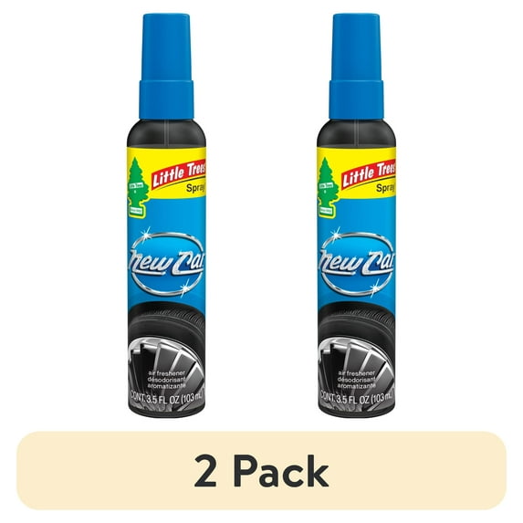 (2 pack) Little Trees Air Freshener Spray New Car 3.5 fl oz.