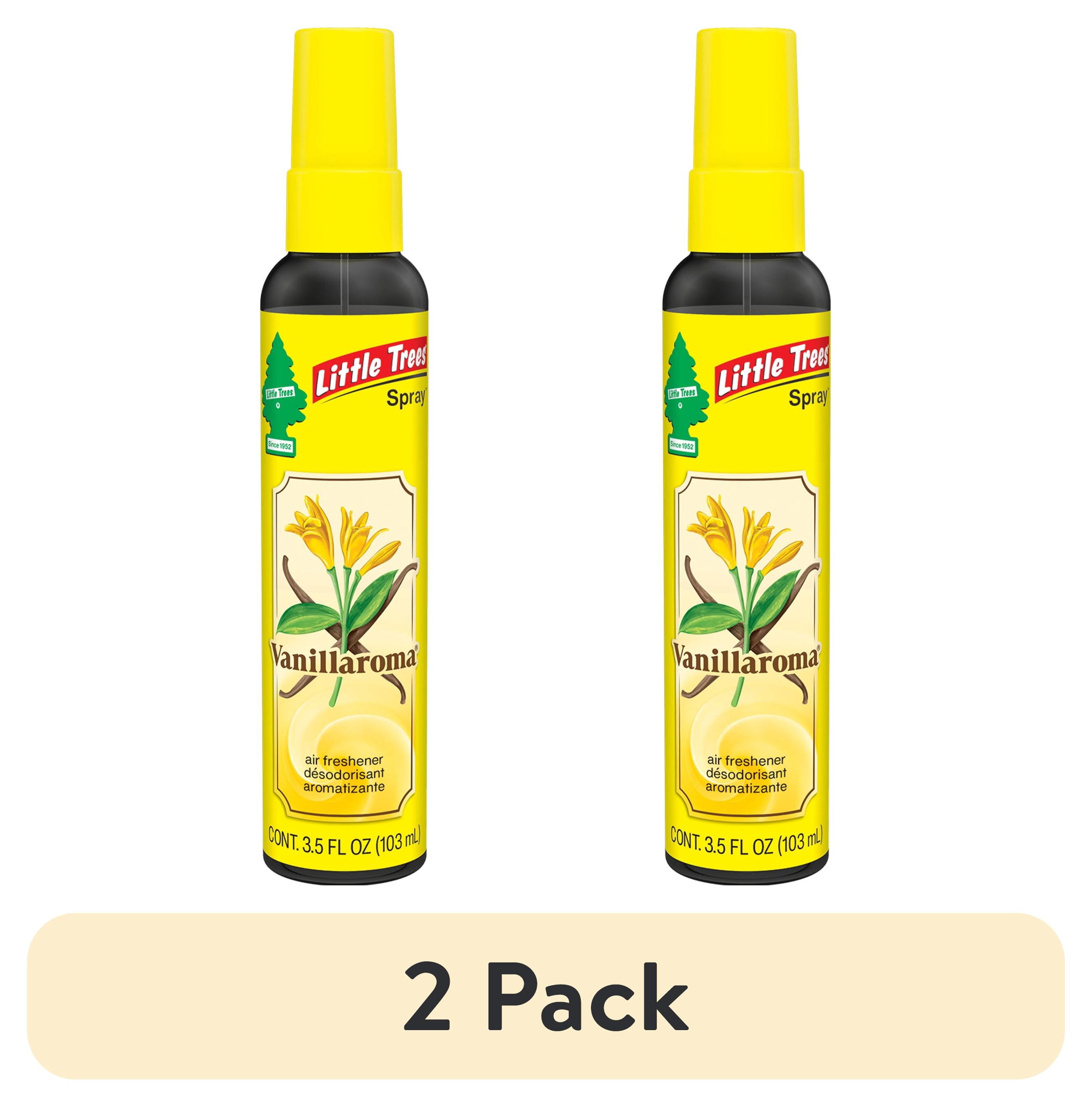 (2 pack) Little Trees Air Freshener Spray Vanillaroma 3.5 fl oz